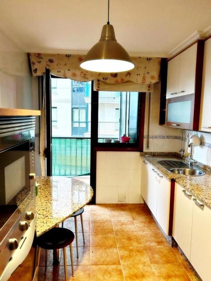 Holibai, Amiguinos, Amplia Vivienda Con Parking Al Lado De La Playa Apartman Baiona Kültér fotó